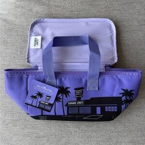 NWT Trader Joe's Purple Insulated Mini Bag